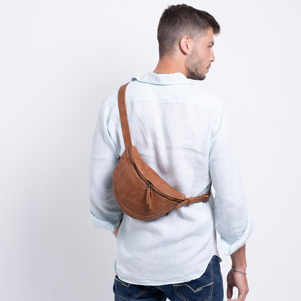 Luxurious Lamb Hip Belt Bag Leather Waist Bag: the Ultimate Black Stud -  Bayfield Bags